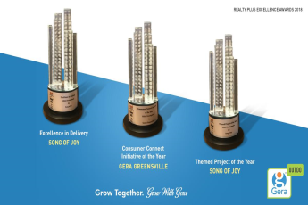 Gera Developments awarded with a bouquet of awards at the Realty Plus Excellence Awards 2018